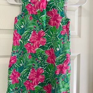 Tommy Bahama Pink and Green Floral Dress